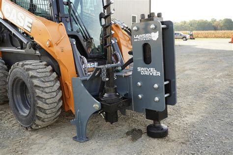 skid steer post driver rental ohio|towable post pounder rental.